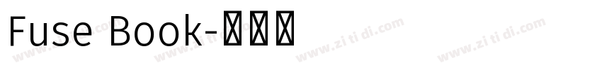 Fuse Book字体转换